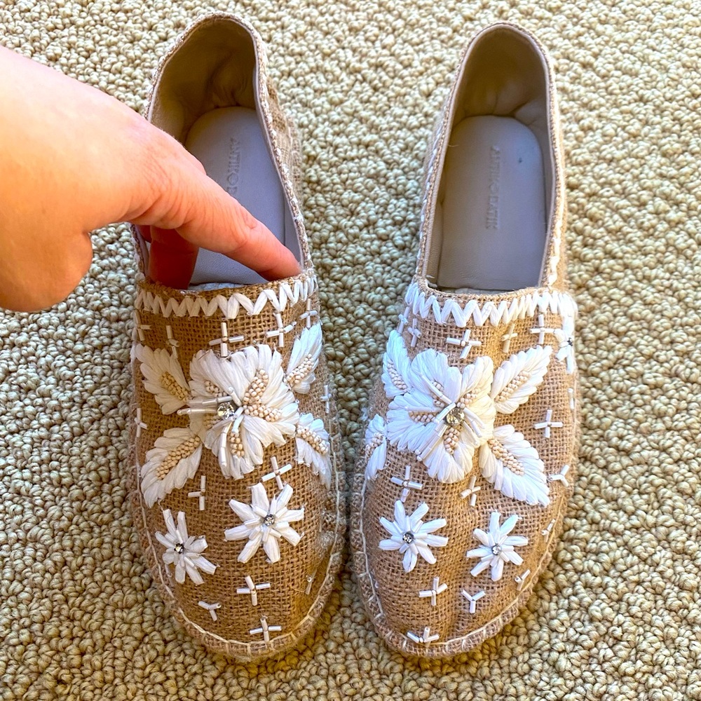 Beaded espadrilles